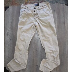 William Rast Khaki Tan W/ Multi Button Close Mens Slim Work Casual Pants 30x34